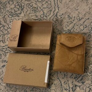 Buxton Heiress Leather Wallet - New - Tobacco color